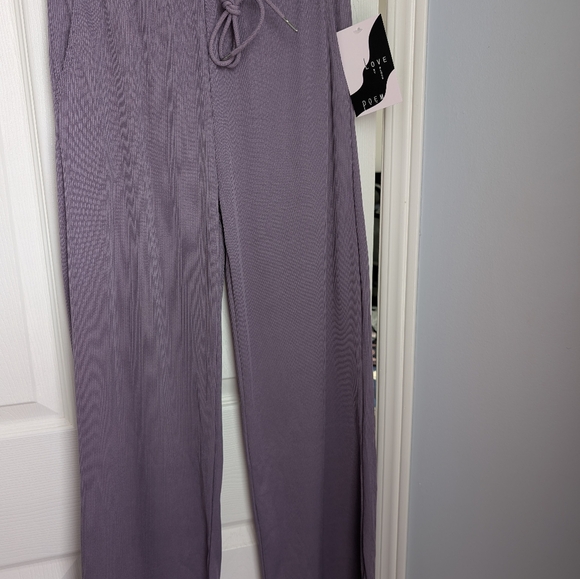 Pants - ❤️2 FOR 25❤️ Love Poem Wide-Leg Lounge Pants - Lavender